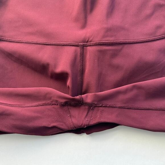 Lululemon Wunder Under Super High-Rise Tight Size 8 28" Cassis Red Luxtreme Yoga - Picture 5 of 7